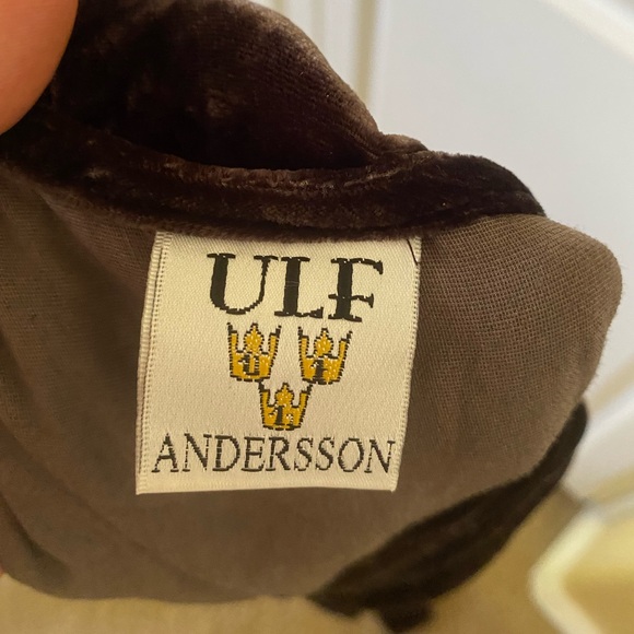 Silk Velvet Brown Dress 👗 - Picture 5 of 10